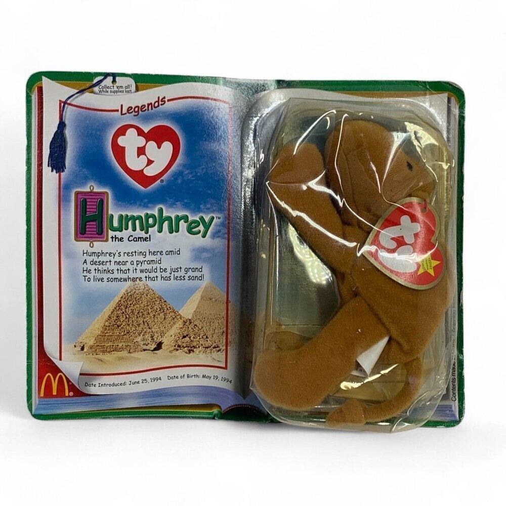 TY McDonalds Teenie Beanie Babies 2000 Humphrey The Camel 4" Plush Toy NIB 2000